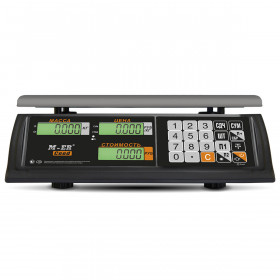 Торговые настольные весы M-ER 327 AC-15.2 "Ceed" LCD Черные